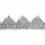 Тесьма металлизированная 0384-0240, шир. 40 мм/уп. 25+/-1 м, цвет серебро - купить в Евпатории. Цена: 490.74 руб.