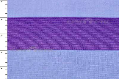 Окантовочная тесьма №0225, шир. 22 мм (в упак. 100 м), цвет фиолет - купить в Евпатории. Цена: 271.60 руб.