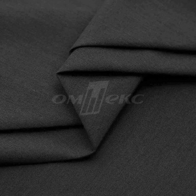 Сорочечная ткань "Ассет", 120 гр/м2, шир.150см, цвет чёрный - купить в Евпатории. Цена 251.41 руб.