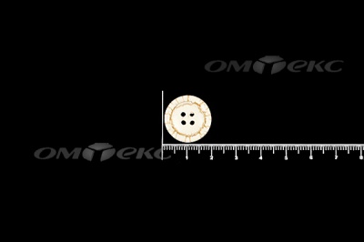 Пуговица деревянная круглая №33 (18мм) - купить в Евпатории. Цена: 2.55 руб.
