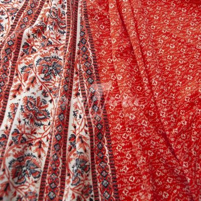 Плательная ткань "Фламенко" 24.1, 80 гр/м2, шир.150 см, принт этнический - купить в Евпатории. Цена 241.49 руб.