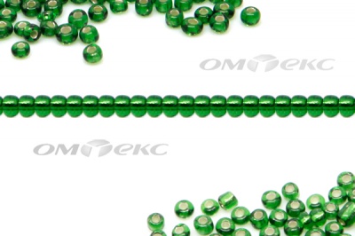 Бисер (SL) 11/0 ( упак.100 гр) цв.27В - зелёный - купить в Евпатории. Цена: 53.34 руб.
