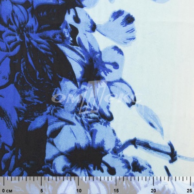 Плательная ткань "Фламенко" 19.1, 80 гр/м2, шир.150 см, принт растительный - купить в Евпатории. Цена 243.96 руб.