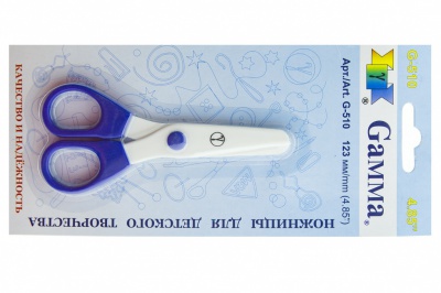 Ножницы G-510 детские 123 мм - купить в Евпатории. Цена: 137.45 руб.