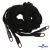 Шнурки #106-01, плоские 130 см, декор.наконечник, цв.чёрный - купить в Евпатории. Цена: 43.98 руб.