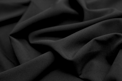 Костюмная ткань с вискозой "Флоренция", 195 гр/м2, шир.150см, цвет чёрный - купить в Евпатории. Цена 502.24 руб.