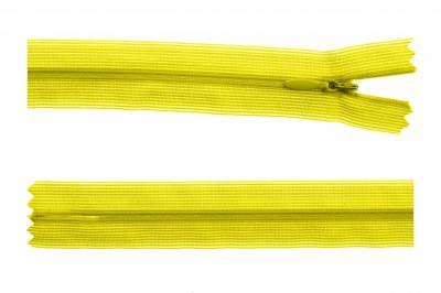 Молния потайная Т3 131, 20 см, капрон, цвет жёлтый - купить в Евпатории. Цена: 5.12 руб.