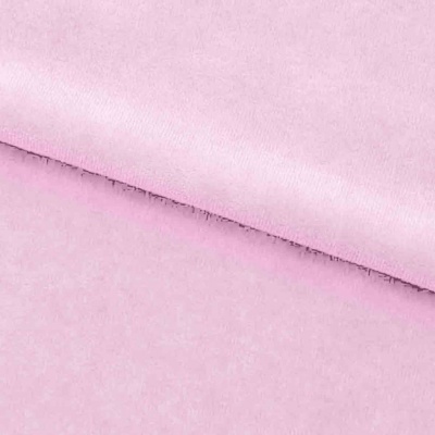 Велюр JS LIGHT 1, 220 гр/м2, шир.150 см, (3,3 м/кг), цвет бл.розовый - купить в Евпатории. Цена 1 055.34 руб.