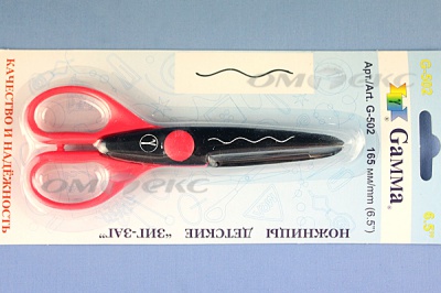Ножницы G-502 детские 165 мм - купить в Евпатории. Цена: 292.21 руб.