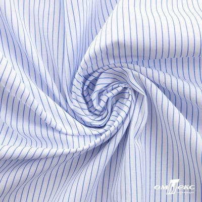 Ткань сорочечная Ронда, 115 г/м2, 58% пэ,42% хл, шир.150 см, цв.3-голубая, (арт.114) - купить в Евпатории. Цена 306.69 руб.