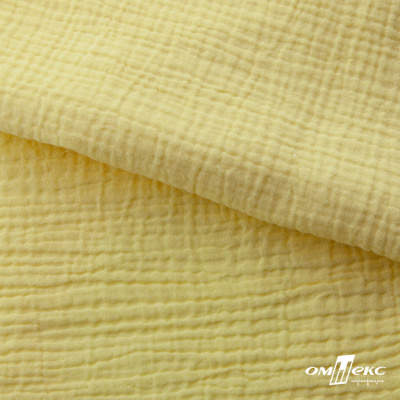 Ткань Муслин, 100% хлопок, 125 гр/м2, шир. 135 см (12-0824) цв.лимон нюд - купить в Евпатории. Цена 337.25 руб.