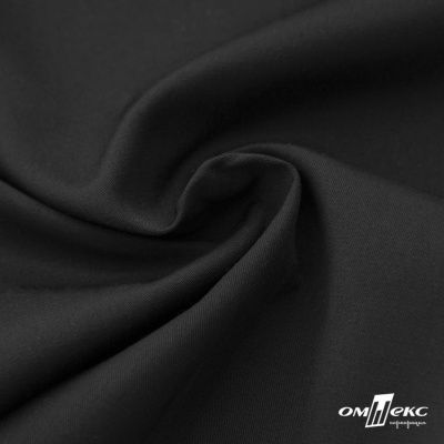 Ткань сорочечная Альто, 115 г/м2, 58% пэ,42% хл, окрашенный, шир.150 см, цв. чёрный  (арт.101) - купить в Евпатории. Цена 273.15 руб.