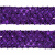Тесьма с пайетками 12, шир. 35 мм/уп. 25+/-1 м, цвет фиолет - купить в Евпатории. Цена: 1 308.30 руб.
