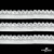 Резинка бельевая ажурная #123-11, шир.11 мм, цв.белый - купить в Евпатории. Цена: 7.23 руб.