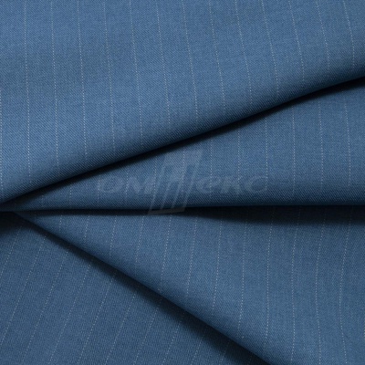 Костюмная ткань "Жаклин", 188 гр/м2, шир. 150 см, цвет серо-голубой - купить в Евпатории. Цена 426.49 руб.