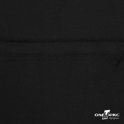 Ткань костюмная "Матте" 80% P, 16% R, 4% S, 170 г/м2, шир.150 см, цв-черный #1 - купить в Евпатории. Цена 372.90 руб.