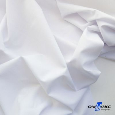 Ткань сорочечная Илер 100%полиэстр, 120 г/м2 ш.150 см, цв.белый - купить в Евпатории. Цена 290.24 руб.