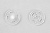 Кнопки пришивные пластиковые 13 мм, блистер 24шт, цв.-прозрачные - купить в Евпатории. Цена: 62.27 руб.
