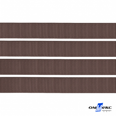 Репсовая лента 005, шир. 6 мм/уп. 50+/-1 м, цвет коричневый - купить в Евпатории. Цена: 88.45 руб.