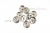 Кнопки пришивные 30 мм никель - купить в Евпатории. Цена: 18.68 руб.