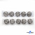 119-01 Кнопки пришивные декоративные металл 21 мм, цв.-никель - купить в Евпатории. Цена: 21.54 руб.