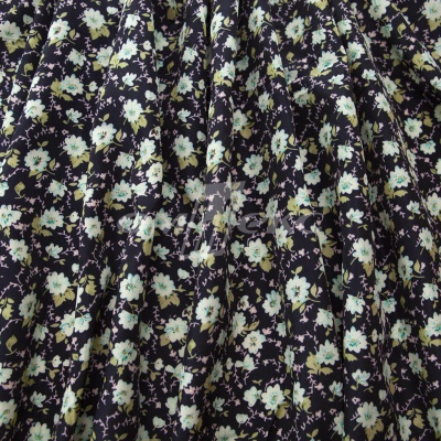 Плательная ткань "Софи" 8.1, 75 гр/м2, шир.150 см, принт растительный - купить в Евпатории. Цена 243.96 руб.