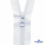 Спиральная молния Т5 501, 65 см, автомат, цвет белый - купить в Евпатории. Цена: 14.83 руб.