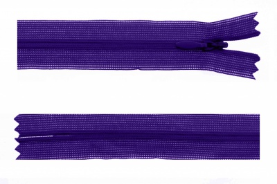 Молния потайная Т3 866, 20 см, капрон, цвет фиолетовый - купить в Евпатории. Цена: 5.27 руб.