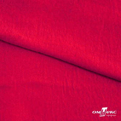 Ткань плательная Муар, 100% полиэстер,165 (+/-5) гр/м2, шир. 150 см, цв. Красный - купить в Евпатории. Цена 215.65 руб.