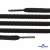 Шнурки #106-09, круглые 130 см, цв.чёрный - купить в Евпатории. Цена: 21.92 руб.