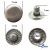 Кнопка металлическая "Альфа" с пружиной, 15 мм (уп. 720+/-20 шт), цвет никель - купить в Евпатории. Цена: 1 466.73 руб.