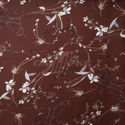 Плательная ткань "Фламенко" 2.2, 80 гр/м2, шир.150 см, принт растительный - купить в Евпатории. Цена 239.03 руб.