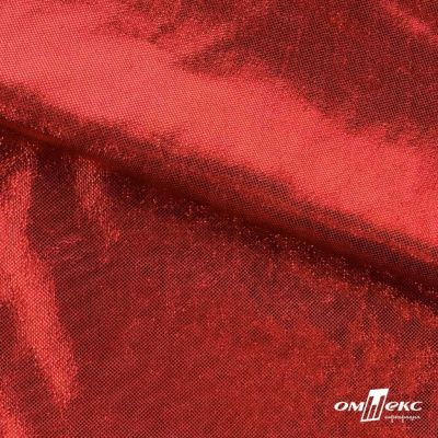Трикотажное полотно голограмма, шир.140 см, #602 -красный/красный - купить в Евпатории. Цена 385.88 руб.
