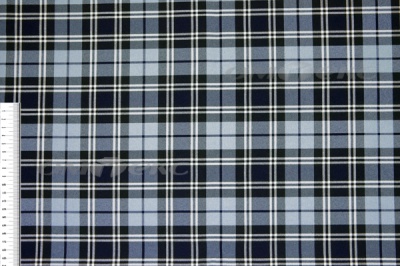 Ткань костюмная клетка Т7274 2004, 220 гр/м2, шир.150см, цвет т.синий/гол/бел - купить в Евпатории. Цена 