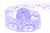 Тесьма кружевная 0621-2063, шир. 40 мм/уп. 20+/-1 м, цвет 107-фиолет - купить в Евпатории. Цена: 933.93 руб.