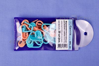 Кольцо маркировочное пластик МКL-12, 30 мм для вязания (12 шт) - купить в Евпатории. Цена: 119.89 руб.