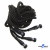 Шнурки #106-04, круглые 130 см, декор.наконечник, цв.чёрный - купить в Евпатории. Цена: 31.89 руб.