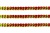 Пайетки "ОмТекс" на нитях, CREAM, 6 мм С / упак.73+/-1м, цв. 96 - красный - купить в Евпатории. Цена: 484.77 руб.