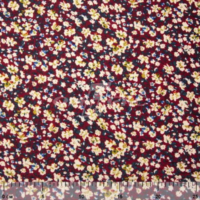 Плательная ткань "Софи" 5.1, 75 гр/м2, шир.150 см, принт растительный - купить в Евпатории. Цена 243.96 руб.