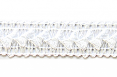 Тесьма декоративная "Самоса" 062, шир. 20 мм/уп. 33+/-1 м, цвет белый - купить в Евпатории. Цена: 301.35 руб.