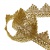 Тесьма металлизированная 0384-0240, шир. 40 мм/уп. 25+/-1 м, цвет золото - купить в Евпатории. Цена: 490.74 руб.