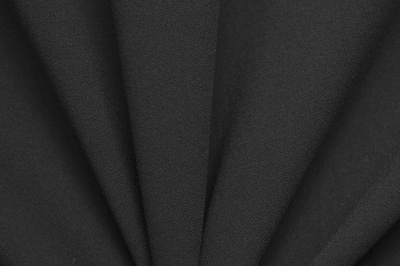 Костюмная ткань с вискозой "Бриджит", 210 гр/м2, шир.150см, цвет чёрный - купить в Евпатории. Цена 570.73 руб.