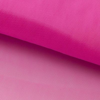 Фатин матовый 16-31, 12 гр/м2, шир.300см, цвет барби розовый - купить в Евпатории. Цена 101.95 руб.
