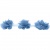 Тесьма плетеная "Рюш", упак. 9,14 м, цвет голубой - купить в Евпатории. Цена: 45.87 руб.