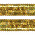 Тесьма с пайетками D16, шир. 20 мм/уп. 25+/-1 м, цвет золото - купить в Евпатории. Цена: 786.13 руб.