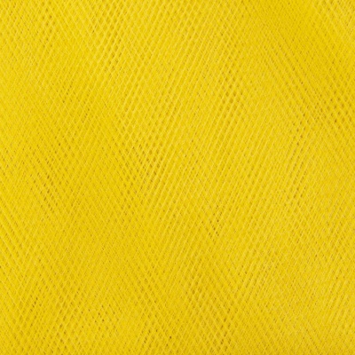 Фатин матовый 16-70, 12 гр/м2, шир.300см, цвет жёлтый - купить в Евпатории. Цена 113.85 руб.