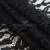 Кружевное полотно #2307, 145 гр/м2, шир.150см, цвет чёрный - купить в Евпатории. Цена 449.07 руб.