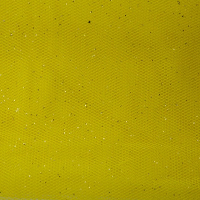 Сетка Глиттер, 24 г/м2, шир.145 см., желтый - купить в Евпатории. Цена 118.43 руб.