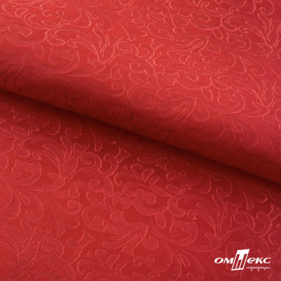 Ткань жаккард королевский, 100% полиэстр 180 г/м 2, шир.150 см, цв-красный - купить в Евпатории. Цена 293.39 руб.